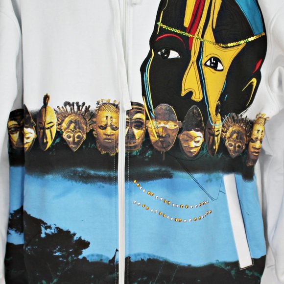 Ak:cess Men's Hooded Full  jacket Sweatshirt 2XL - Picture 3 of 5